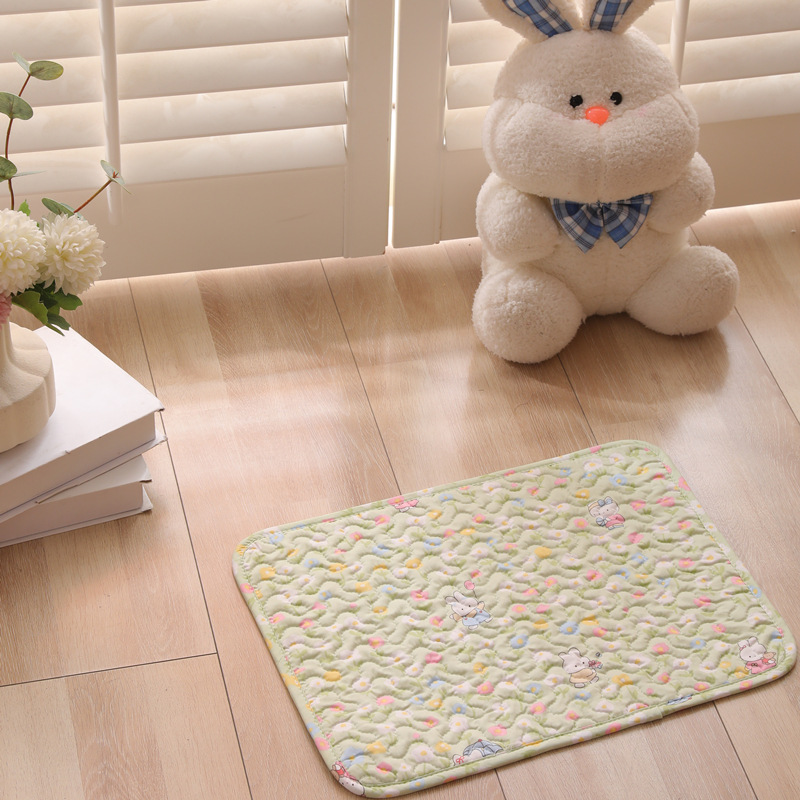 Cute rabbit green / 30*40CM