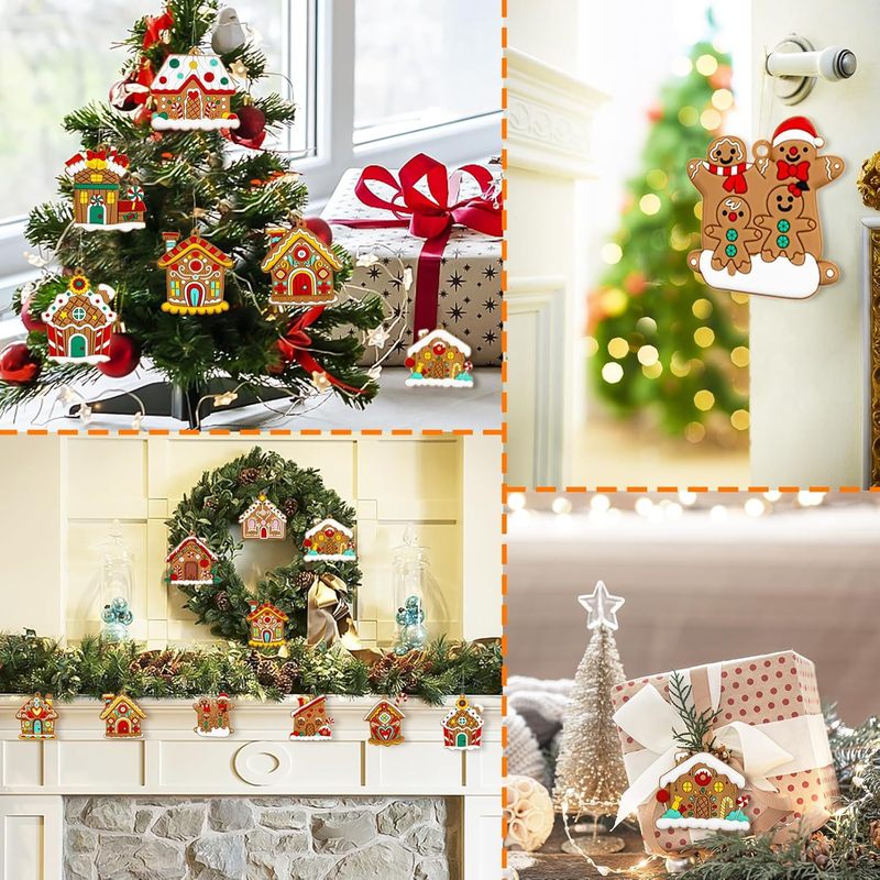 国境を越えて12点の新商品姜パイ屋クリスマスツリー装飾飾りクリスマスパーティーの家庭装飾ストラップ品|undefined