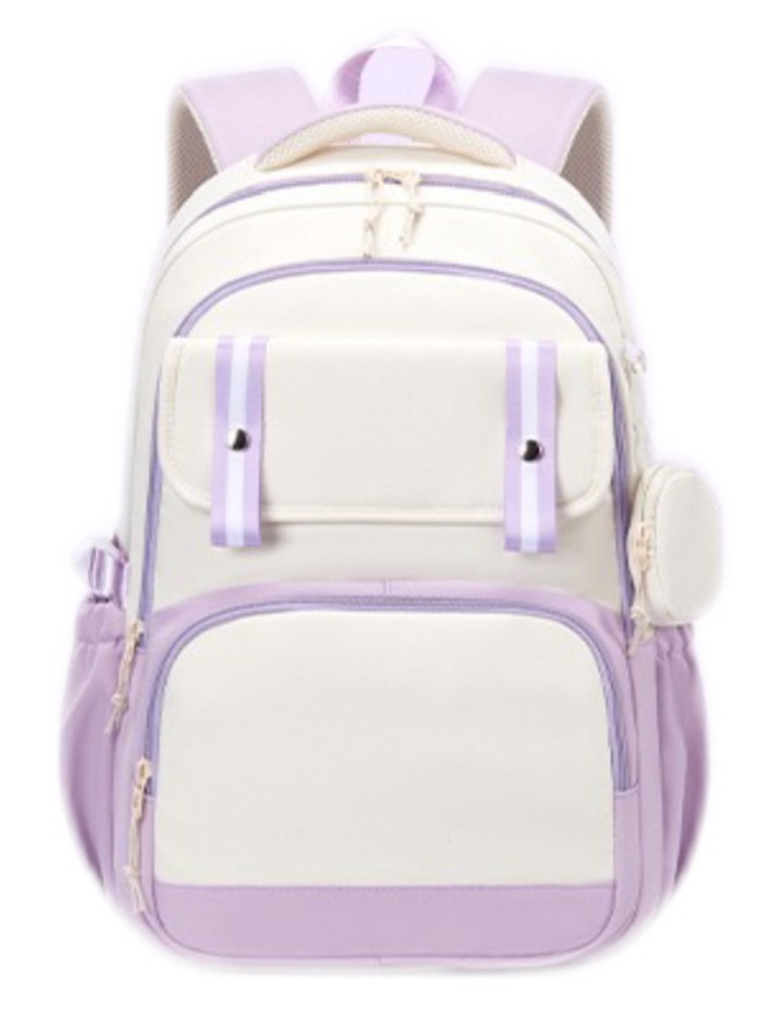 Mochila escolar estilo ins campus mochila para estudiantes de secundaria y preparatoria nuevos hombres y mujeres versión coreana de Harajuku estilo casual tendencia mochila