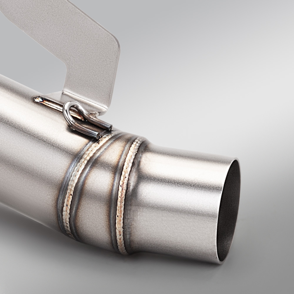 Suitable for Qianjiang Sai 600 stainless steel mid-section exhaust pipe and tail-section silencer set, Scorpio AR barrel exhaust