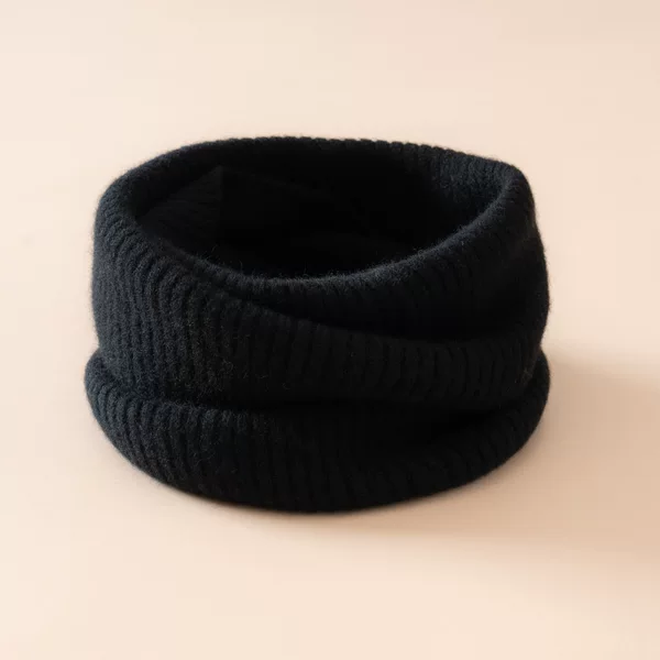 Lekasha cashmere 100% pure cashmere neck warmer, autumn and winter thermal scarf, cold-resistant neck protector