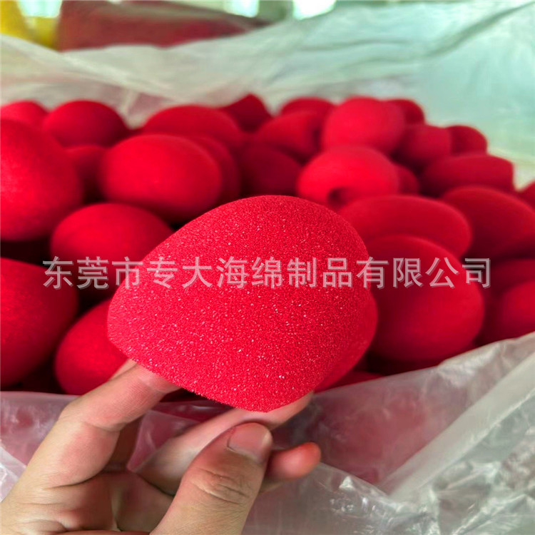 厂家批发玩具填充黑白彩色海绵球  高密度高弹异形海绵 水球玩具