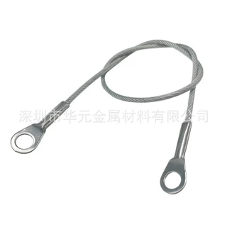 厂家直供304不锈钢钢丝绳线耳鱼眼线端子 线条灯吊绳拉索端子