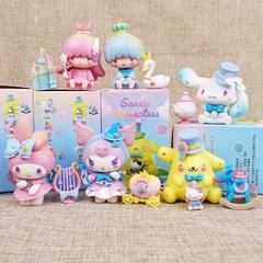 ドリームシリーズ サンリオ ブラインドボックス メロディー クロミ シナモンドッグ フィギュア かわいい デスクトップ オーナメント ギフト