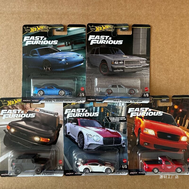 Fast and Furious Collector's Edition Series Hot Wheels Gbw75 Iron Base Rubber Tire Alloy Car Model Hnw46