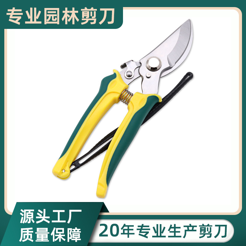 阳江批发园林修剪工具不锈钢粗枝剪家用园艺修枝剪果树修剪刀