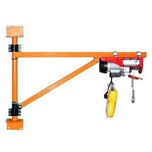 Mini Electric Hoist 220V Crane Roof Hoist Home Decoration Small Lifting Crane Column Bracket