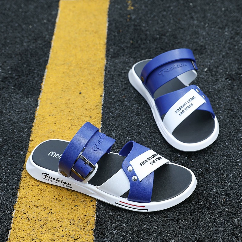 Трансграничные эксклюзивные для 2022 новых летних корейских повседневных тенденций персонализированные мужские пляжные сандалии