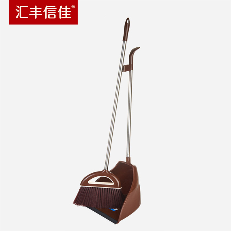汇丰信佳 汇丰信佳扫把簸箕套装组合家用扫地笤帚扫帚软毛地刮扫|ru