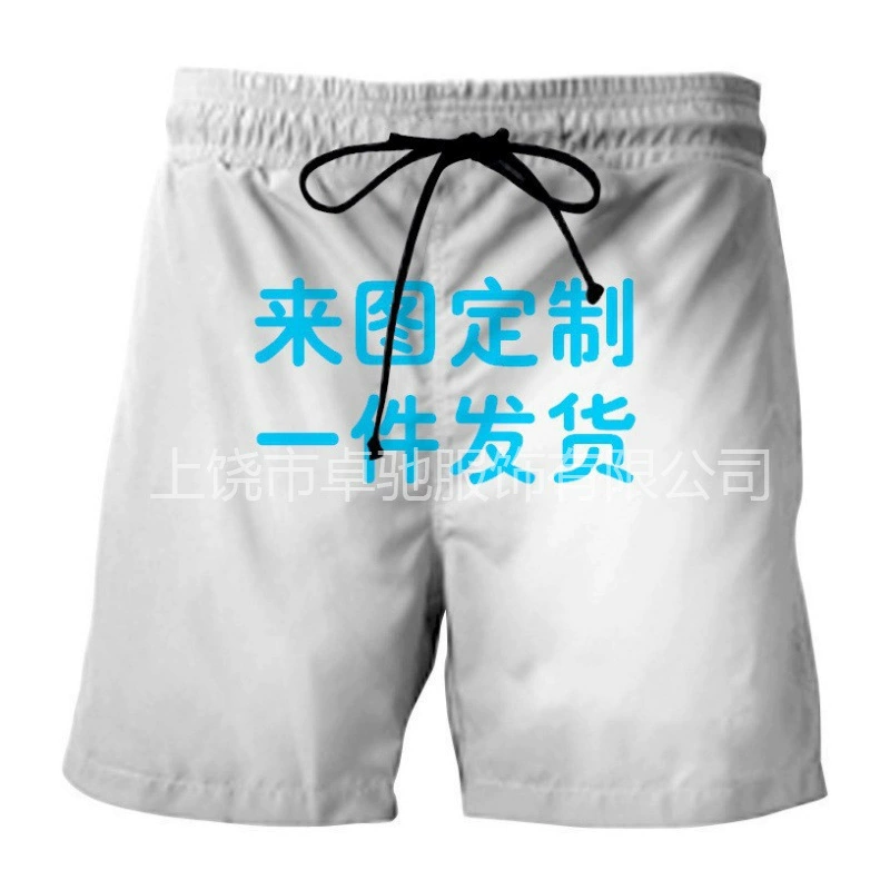 [DZ] Летние шорты внешней торговли повседневные 3d пляжные брюки с цифровым принтом мужские шорты