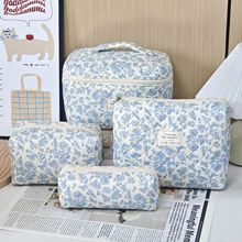 跨境热销大容量大号化妆包外出便携印花洗漱包化妆刷包收纳包新款