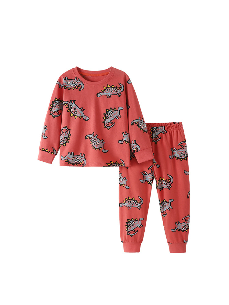 Malwee transfronterizo juego de niños otoño y invierno nuevo estilo europeo y americano para niños de mediana edad cuello redondo mangas largas ropa de niños casuales dos piezas
