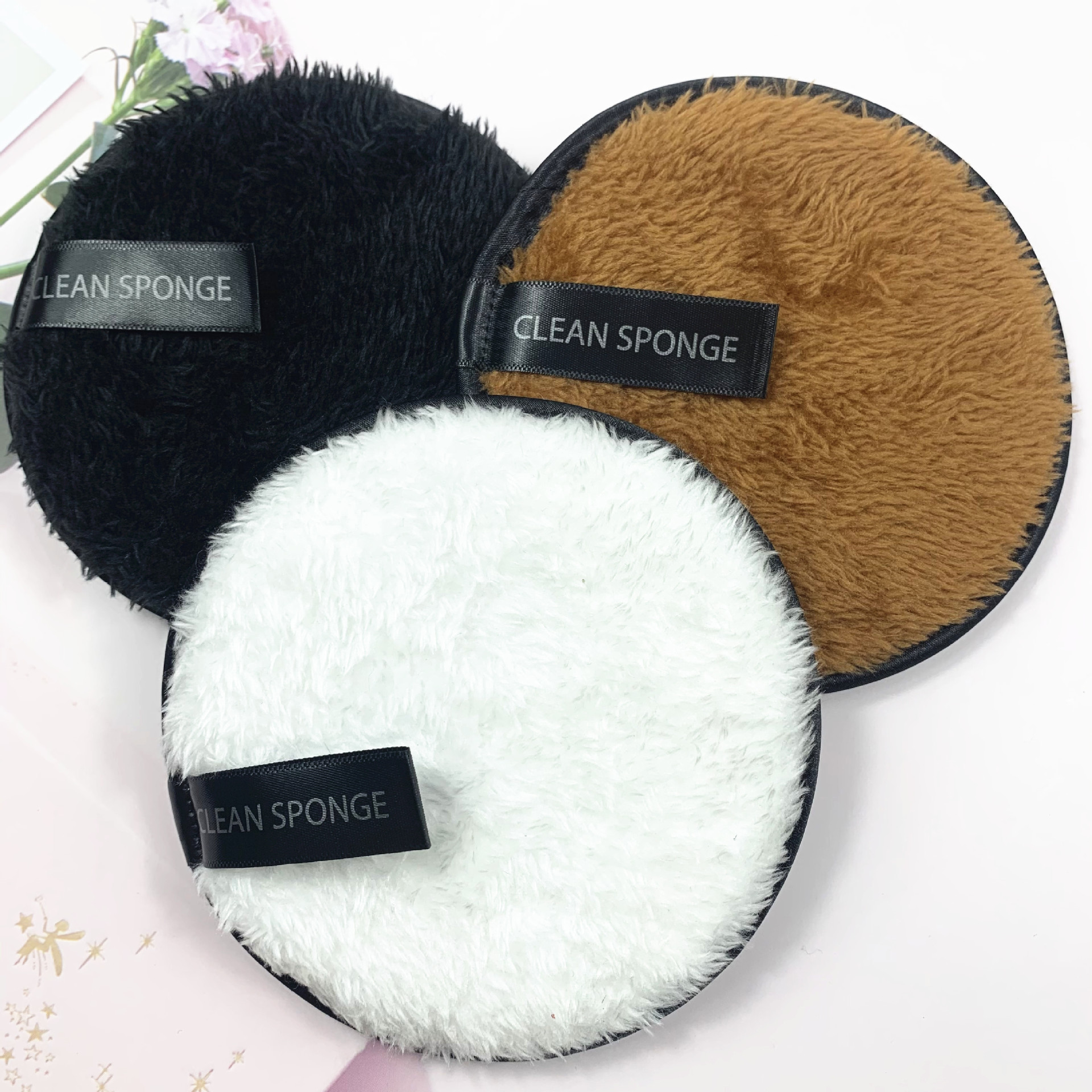 Double-sided Pineapple Pattern Make-up Remover Puff Wash Face Puff