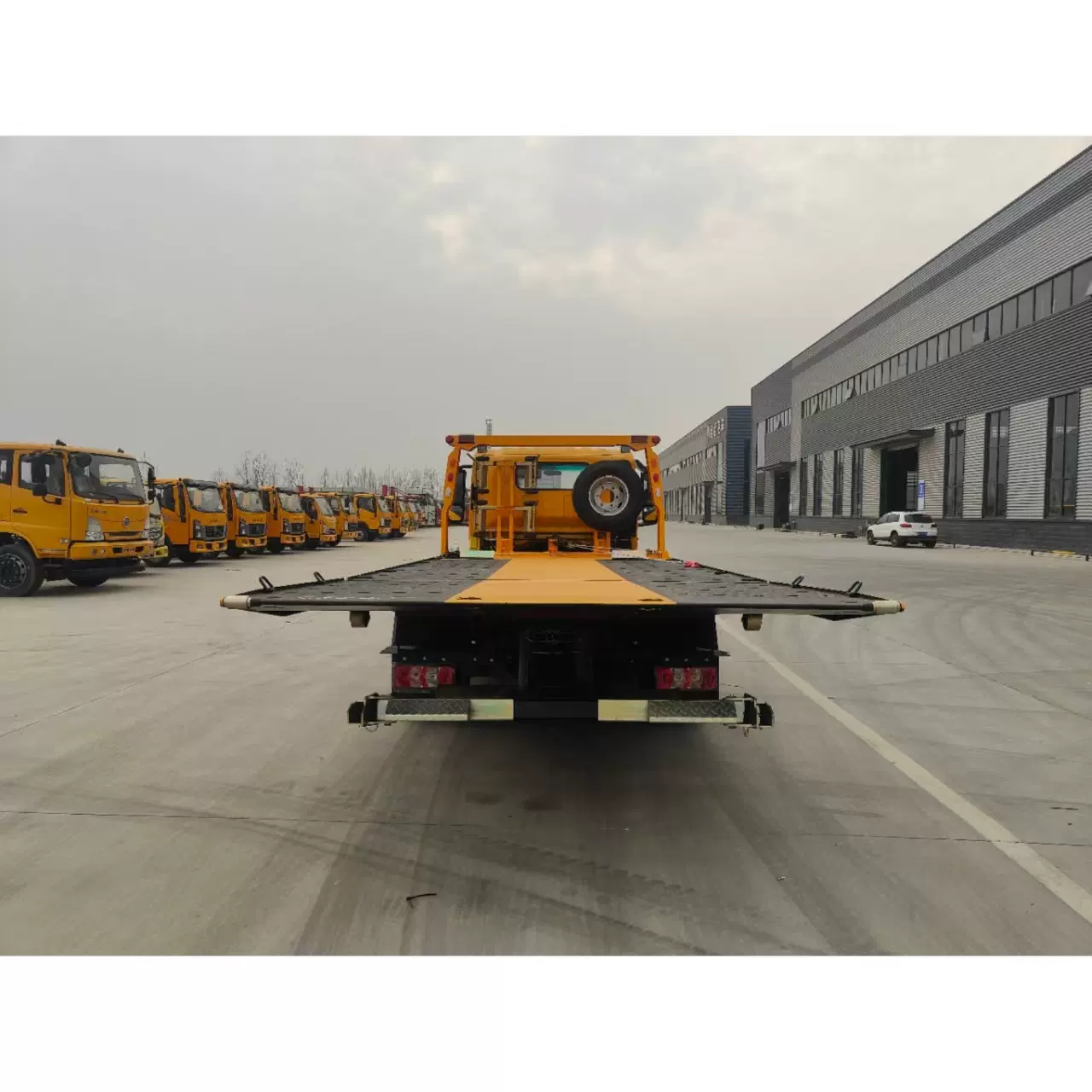 蓝牌一拖二落地清障车 道路救援车修理厂救援拖车可分期全国上牌