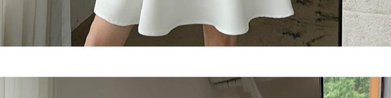 帮手描述图：2022夏季新款复古赫本风小黑裙胖妹妹收腰显瘦方