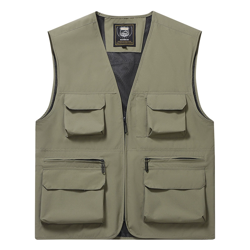 Men's travel quick dry thin climbing waterproof vest sleevless