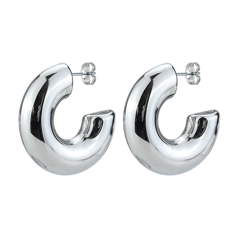 Серьги из нержавеющей стали, европейский стиль