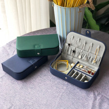 迷你首飾盒歐式小精致便攜珠寶耳飾項鏈收納盒復古手飾品女盒子