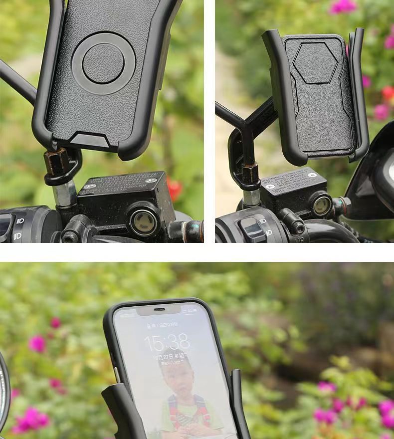 Small helmet take-out rider motorcycle mobile phone bracket electric car bicycle waterproof sunshade navigation mobile phone holder