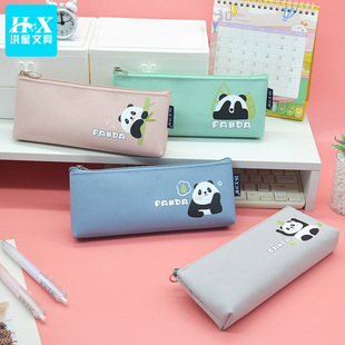 Korean Style Simple Pen Curtain Roll Pencil Bag Small Fresh Style Pencil Bag Men and Women Canvas Large Capacity Creative Stationery Box Junior High School Students