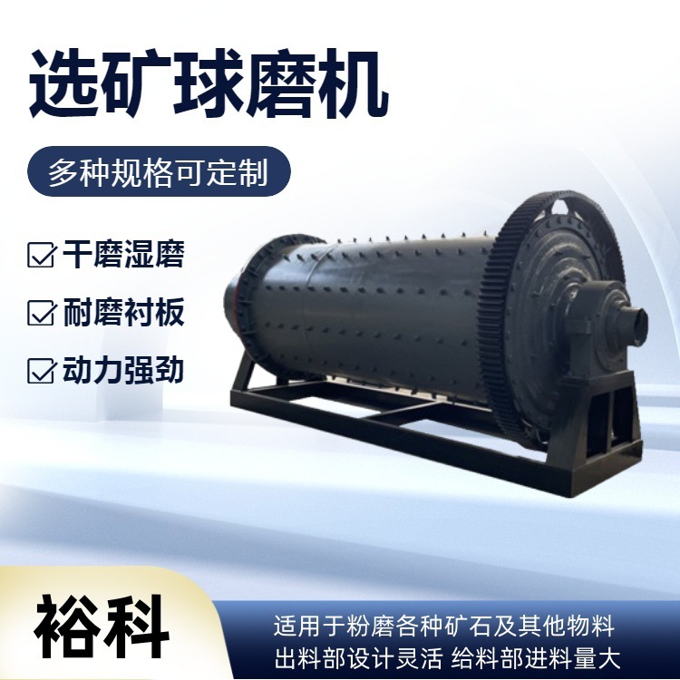 矿石白灰磨机 900*2100型球磨制砂机 连续式煤矿铁矿金矿球磨机