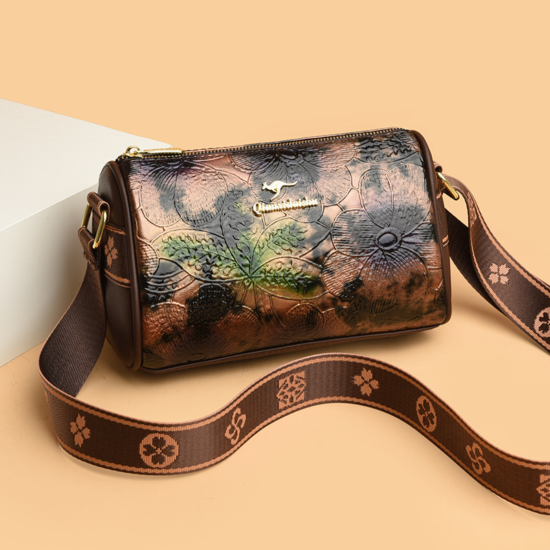 Bolsa de comercio exterior de tendencia transfronteriza nueva moda ocio estilo nacional simple de gran capacidad de mujer mochila de hombro