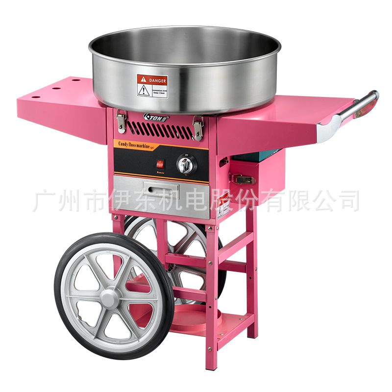 伊东棉花糖机ET-MF06商用出口版燃气款12v电瓶摆摊户外拉丝彩糖机