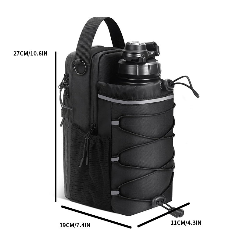 Bolsa deportiva magnética para botella de agua de Amazon, bolsa cruzada para teléfono y vaso de agua para deportes al aire libre, bolsa deportiva en stock.