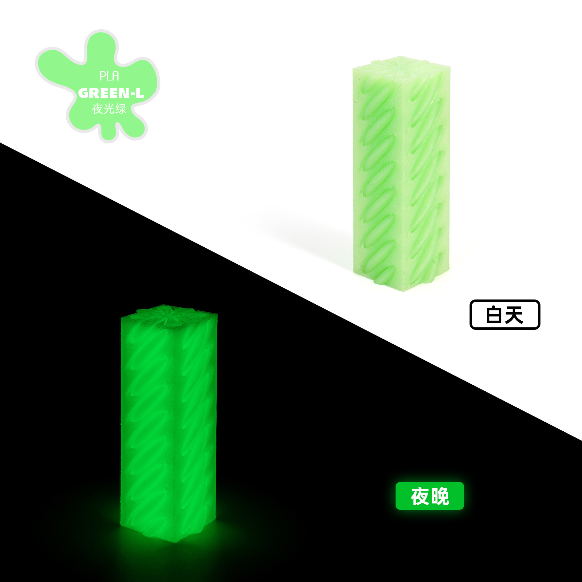 Explosiones transfronterizas de impresión 3D columna cuadrada giratoria de empuje de descompresión juguetes de regalo creativo fábrica directa juguetes de impresión 3D
