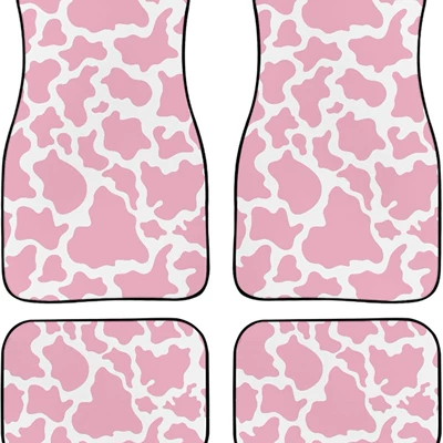 Avtomobil döşəmə paspasları — Amazon Cross-Border American-Style Floral - car-floor-mats-13-3344cm-two-piece-set