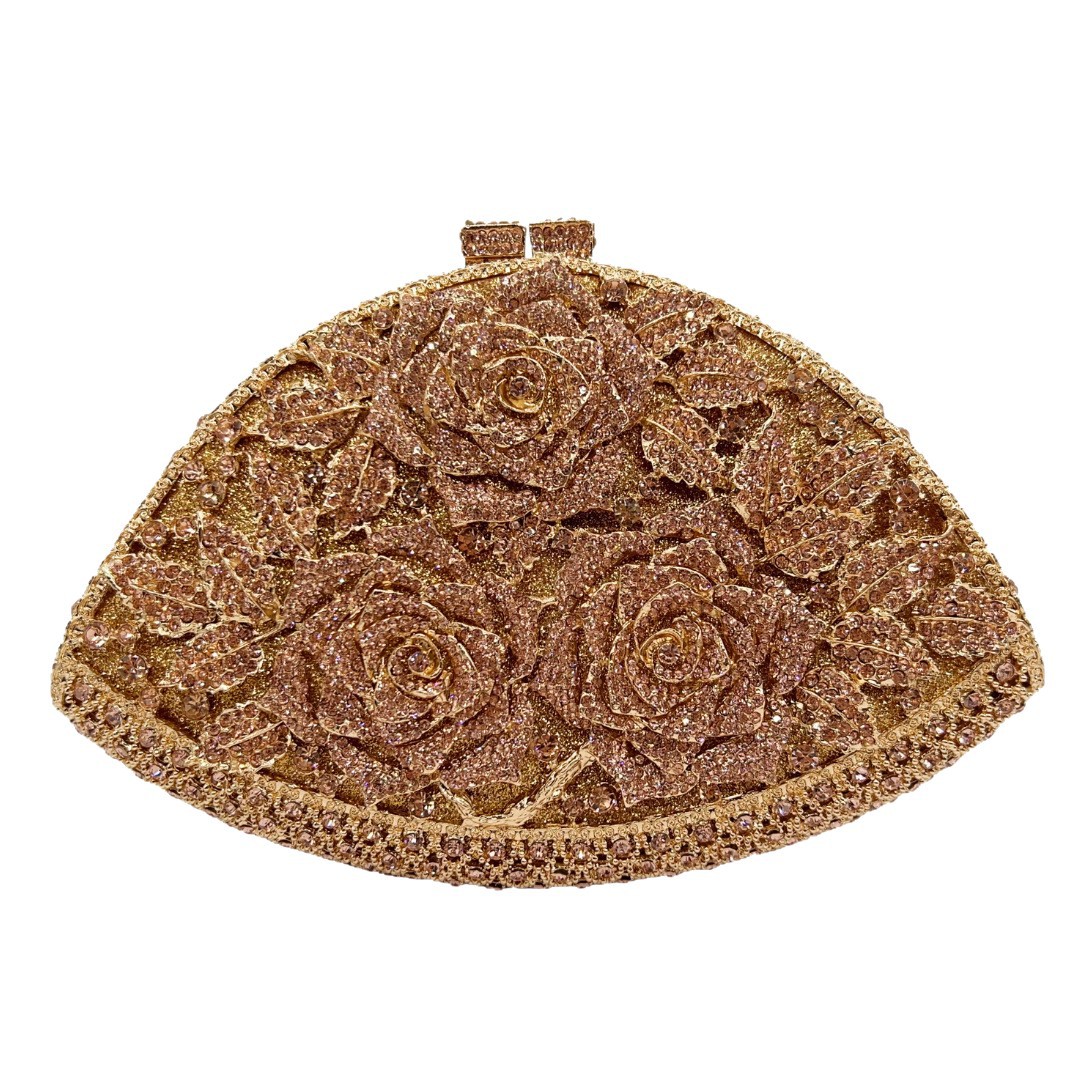 Shone bolsa de embrague banquete transfronterizo con diamantes cena con diamantes rosa bolsa de mano de mujer