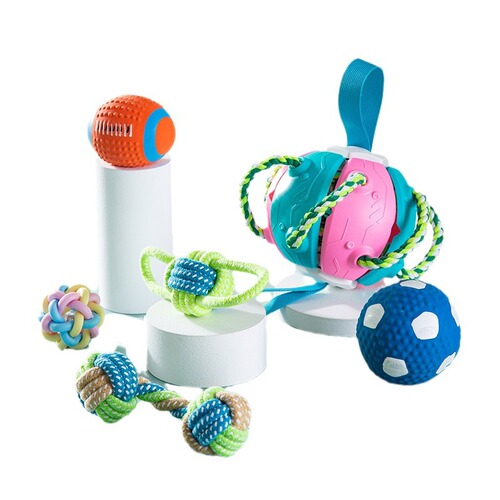 Dog Chew Toys: Small, Medium, and Large Breed Options—Durable, Sounding, and Perfect for Puppies and Big Dogs to Enjoy Their Own Fun While Grinding Their Teeth!