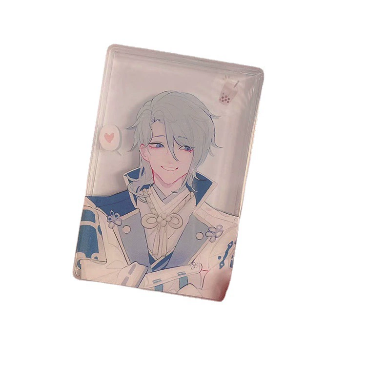 Акриловый быстрый песок Маэджон Customized Animation Peripheral Cartoon Figure Stand DIY Multi-layer Liquid Glitter Laser Ticket