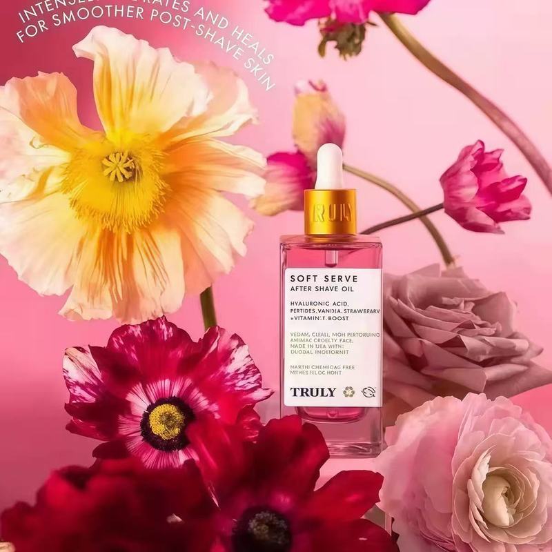 跨境TK爆款臀部草莓须后水Truly SHAVE OIL Vanila Scent护理精油|undefined