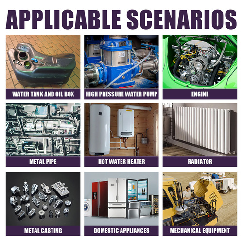 Jaysuing AB casting adhesive set, industrial strong repair electric welding water tank oil tank high temperature resistant repair adhesive