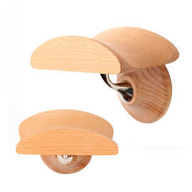 实木耳机架 创意耳机展示架子 木质耳机墙壁挂架 头戴式耳麦支架