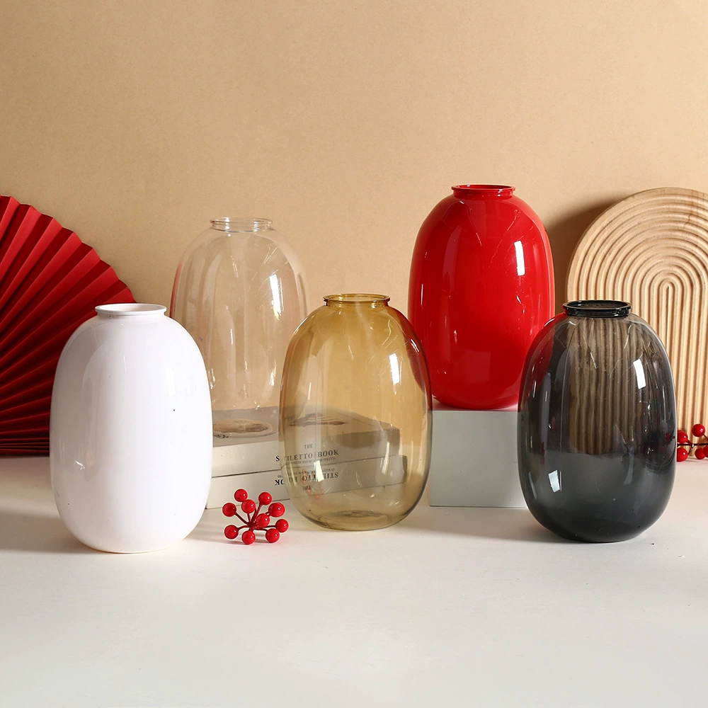 Современный минималистский большой живот пластиковая ваза модная легкая роскошная гидропонная пластиковая ваза атмосферная гостиная украшения