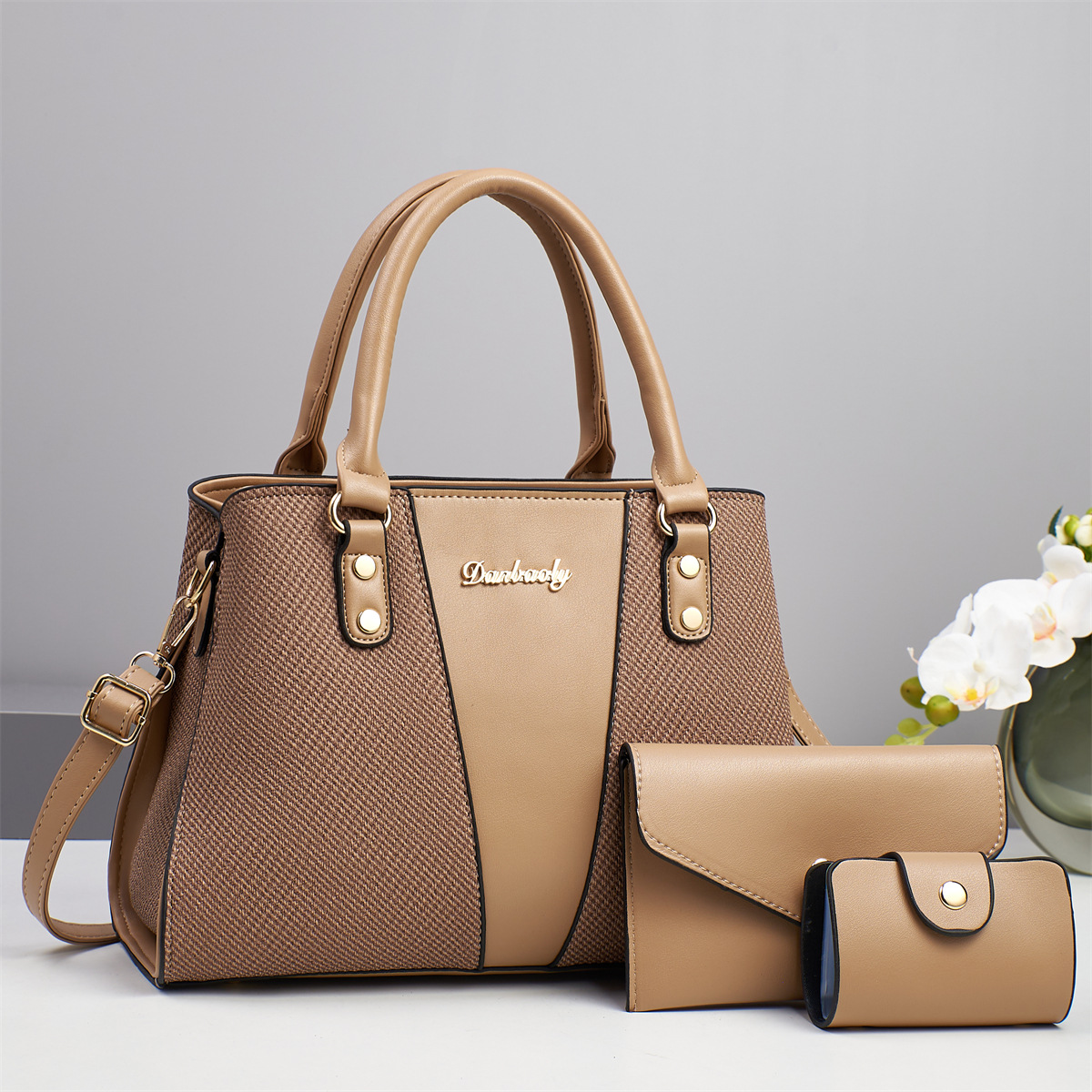 Bolsos para niños y madres bolsos de Taizhou bolsos de mujer bolsos de comercio exterior bolsos de hombro de gran capacidad costuras de moda bolsos transfronterizos