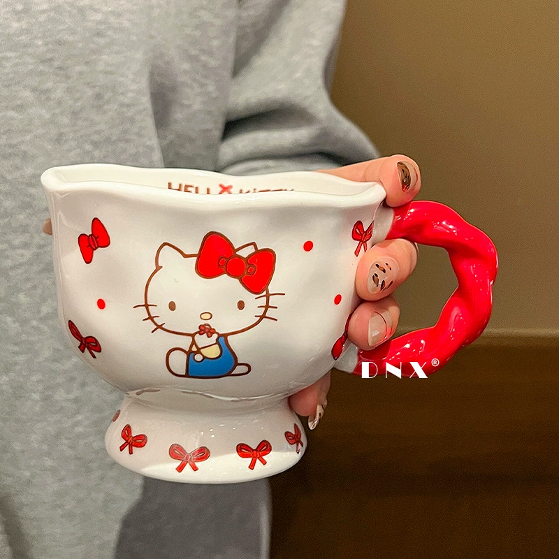 Кружка (Sanrio) Hello Kitty / My Melody 360 мл, керамическая, для офиса и подарка