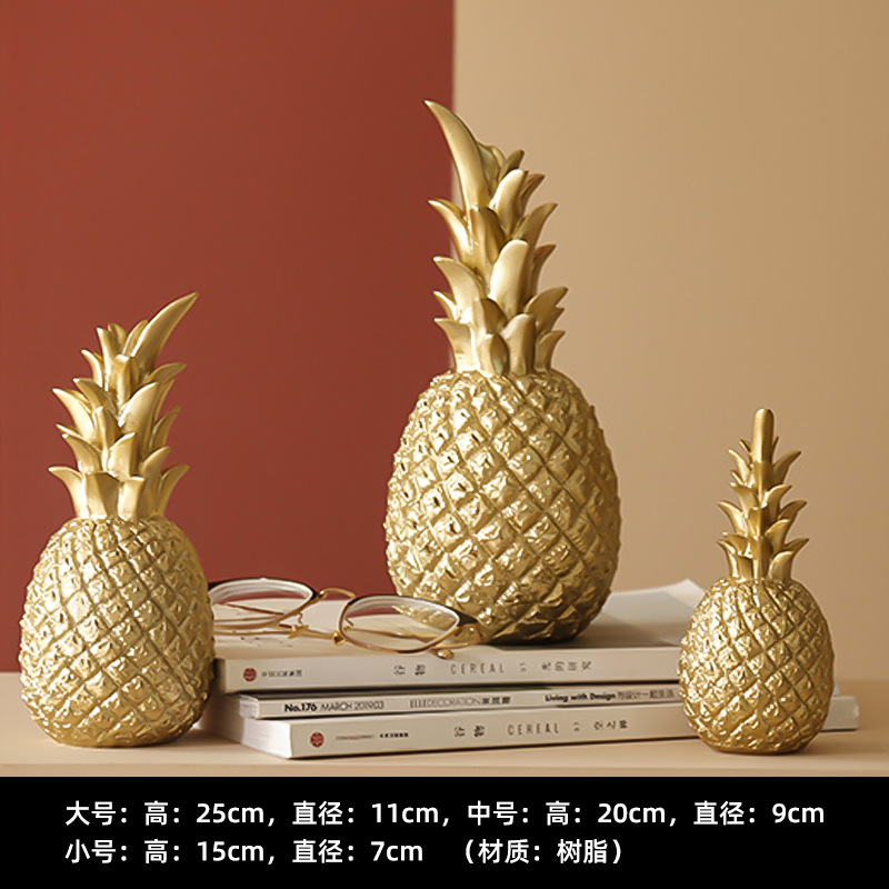 リビングルームの置物は軽くて豪華で高級な雰囲気のお酒棚の装飾品です。