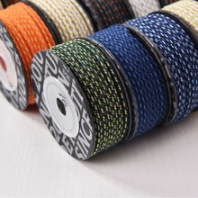 双拼色 可烧结 1.6mm 佛珠线 文玩线 包芯棉绳 细玩手搓棉 16米