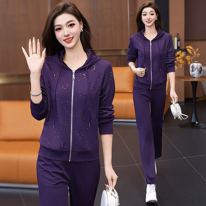 2026 nuevo estilo de moda casual impresión de color chaqueta con capuzas de primavera y otoño de mujeres
