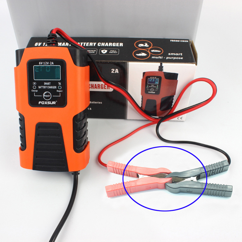 2-ampères totalmente automático carregador inteligente 6v e