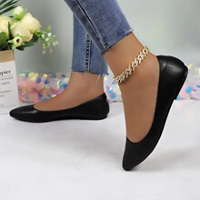 M 18838 Spring New Pointed Toe Shoes ������ͷŮЬ �羳����