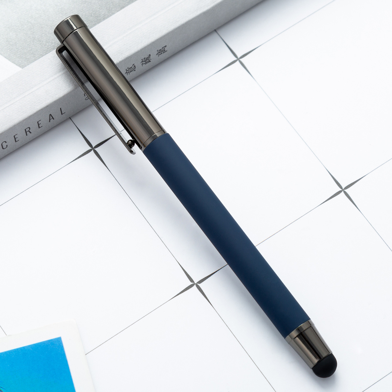 Fabricante mayorista pluma de agua metálica neutra regalos comerciales pluma de firma logotipo imprimido pluma de pantalla táctil pluma de perlas mayorista