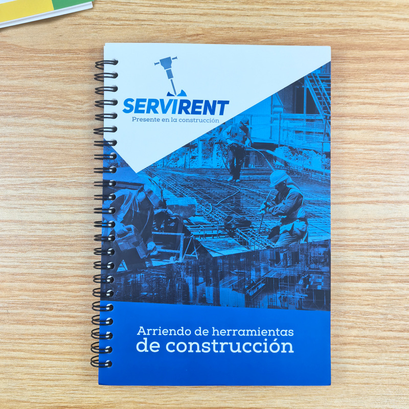 Fábrica directa doble círculo encuadernador para dibujar logotipo impreso de portada personalizado notas de oficina de estudiantes