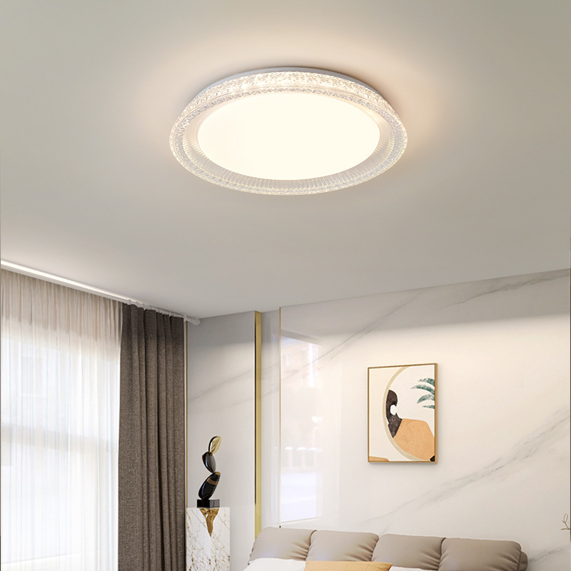 Gran lujo vista jardín lámpara de dormitorio luz francesa lámpara de techo moderno simple lámpara de sala de comedor nueva lámpara de techo 003L