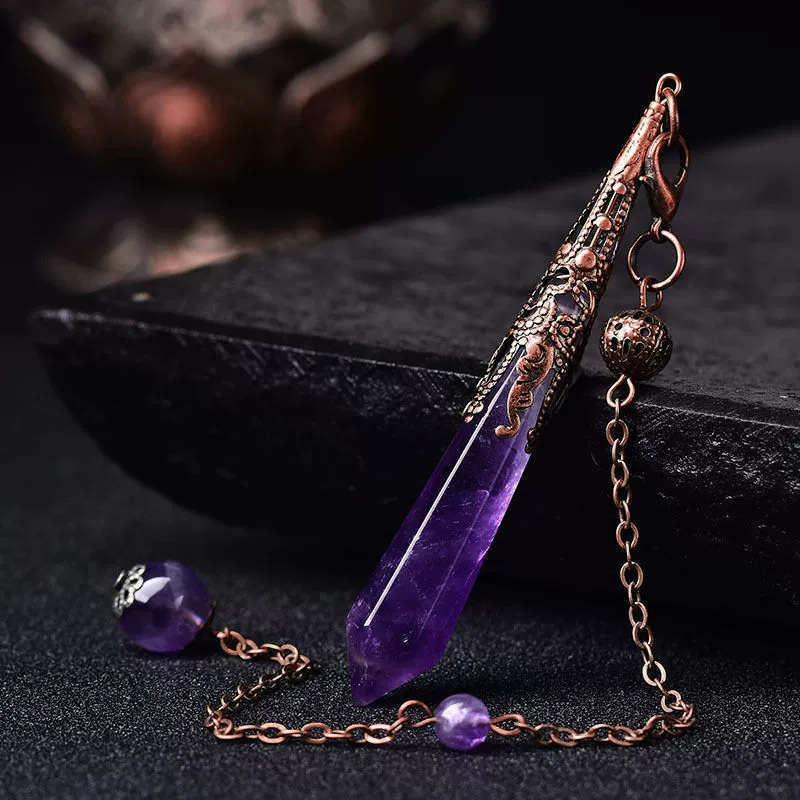 Популярное трансграничное хрустальное ожерелье, серое, лунное, фиолетовое, чайное, розовое, черное, блестящее, синее, песчаниковое, маятниковое, кулон, подарок на день рождения, выпускной