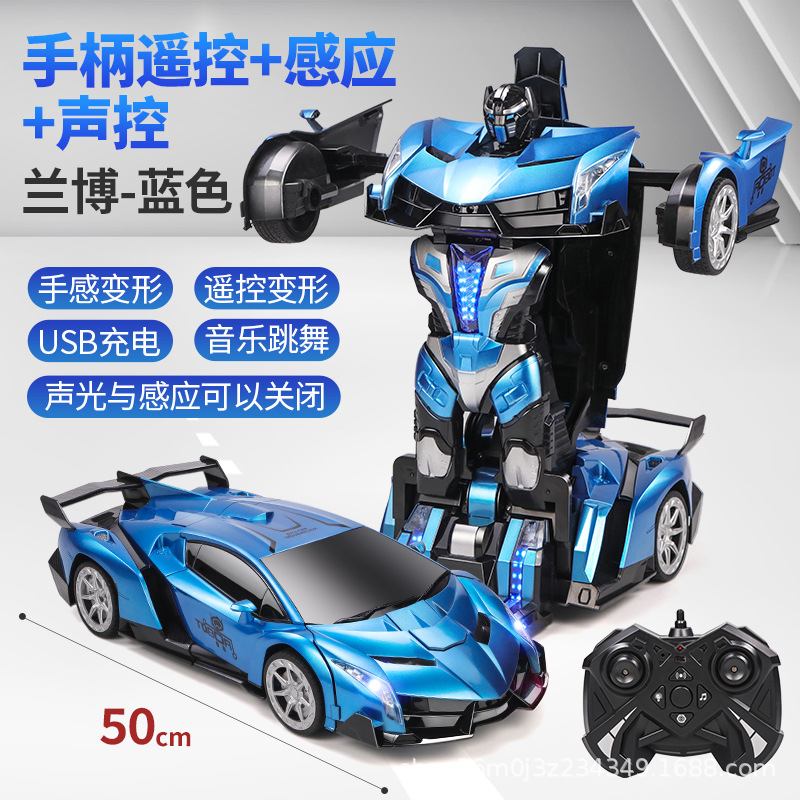 Coche teledirigido con sensor de gestos, coche teledirigido robot con control por voz, coche de carreras eléctrico de gran tamaño para niños, juguete para niños.