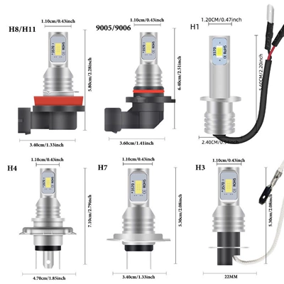 Fog lamp High-Power H7H8/H1135702 Led Headlights